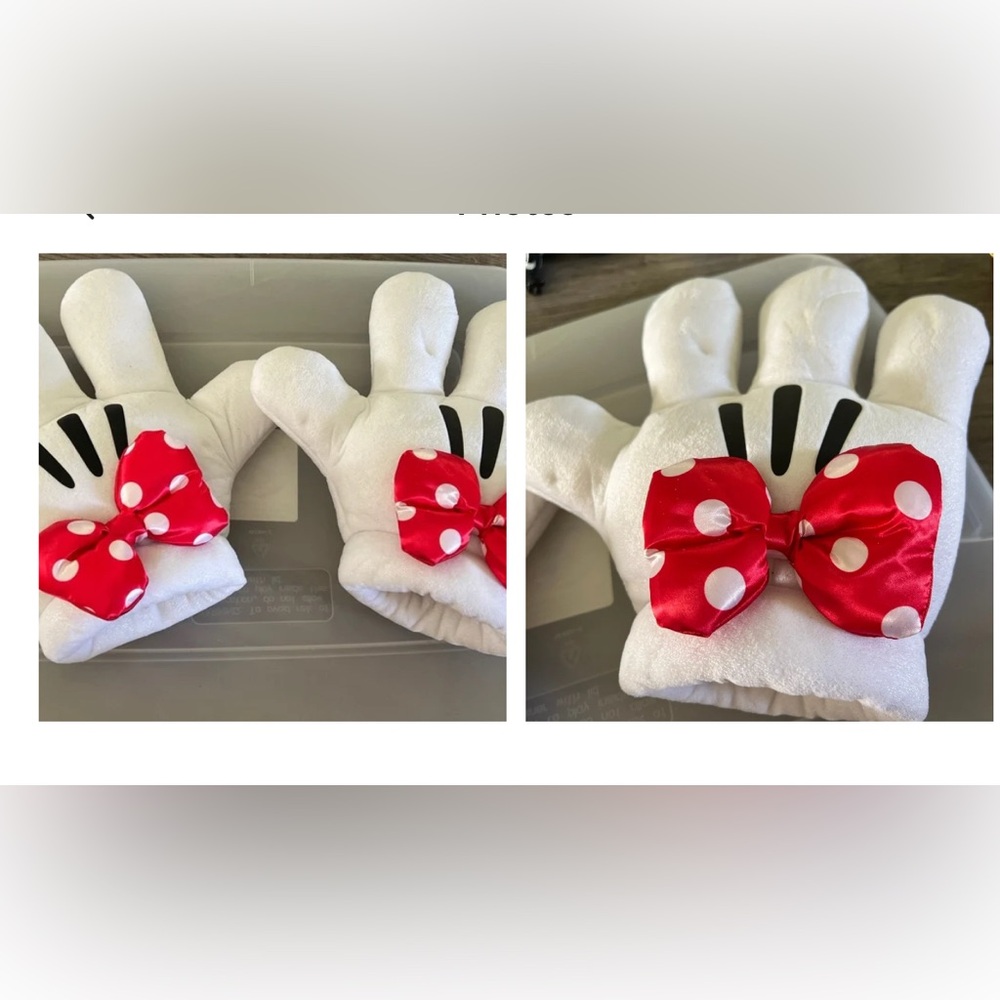 Disney Minnie Mouse Bow Mitts Plush